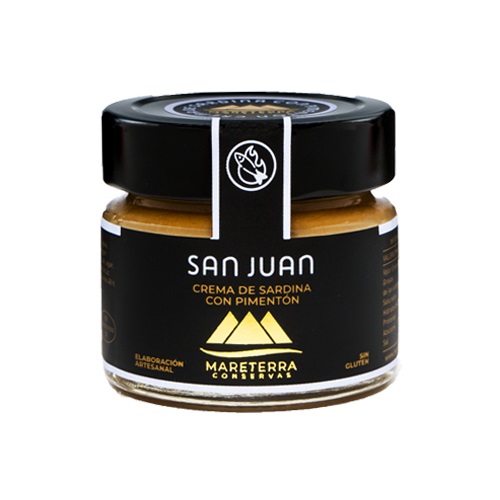 San Juan: crema de sardinas con pimentón